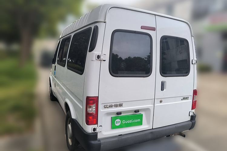 Used JMC Transit 2019 2.8T Commercial Version Short Wheelbase Mid-Roof 6-Seater China VI JX493 Rear Left 45 Deg