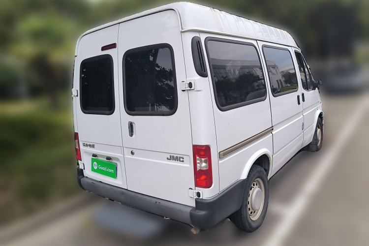 Used JMC Transit 2019 2.8T Commercial Version Short Wheelbase Mid-Roof 6-Seater China VI JX493 Rear Right 45 Deg