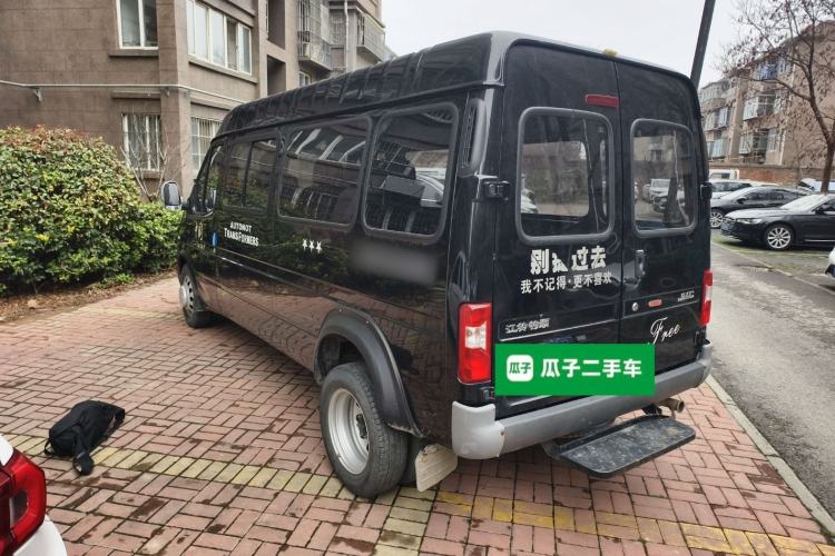 Used JMC Transit 2017 2.8T Commercial Version Long Wheelbase Mid-Roof 6/7/8-Seater JX493 Rear Left 45 Deg