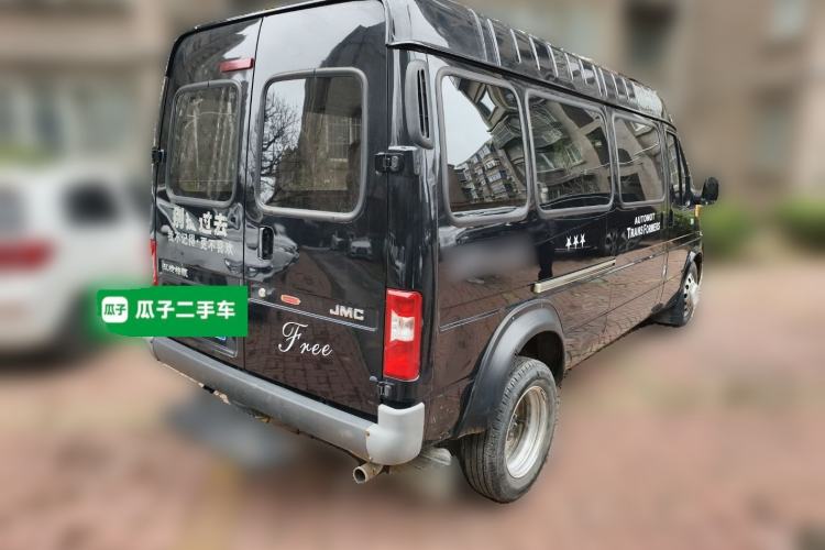 Used JMC Transit 2017 2.8T Commercial Version Long Wheelbase Mid-Roof 6/7/8-Seater JX493 Rear Right 45 Deg