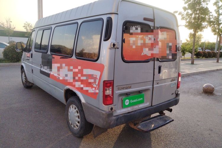 Used JMC Transit 2017 2.8T Commercial Version Long Wheelbase Mid-Roof 6/7/8-Seater JX493 Rear Left 45 Deg