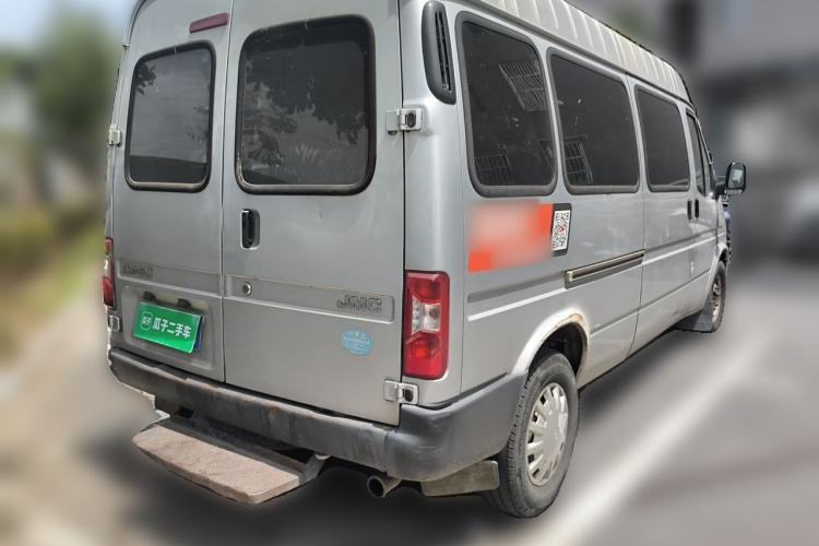 Used JMC Transit 2017 2.8T Commercial Version Long Wheelbase Mid-Roof 6/7/8-Seater JX493 Rear Right 45 Deg