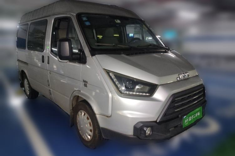Used JMC Transit 2017 2.8T Commercial Version Short Wheelbase Mid-Roof 6/7/8-Seater JX493 Front Right 45 Deg