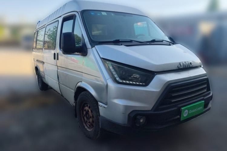 Used JMC Transit 2017 2.8T Commercial Version Long Wheelbase Mid-Roof 6/7/8-Seater JX493 Front Right 45 Deg