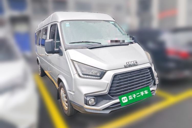 Used JMC Transit 2017 2.8T Commercial Version Long Wheelbase Mid-Roof 6/7/8-Seater JX493 Front Right 45 Deg