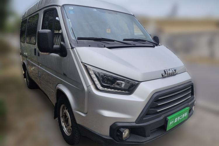 Used JMC Transit 2017 2.8T Commercial Version Short Wheelbase Mid-Roof 6/7/8-Seater JX493 Front Right 45 Deg