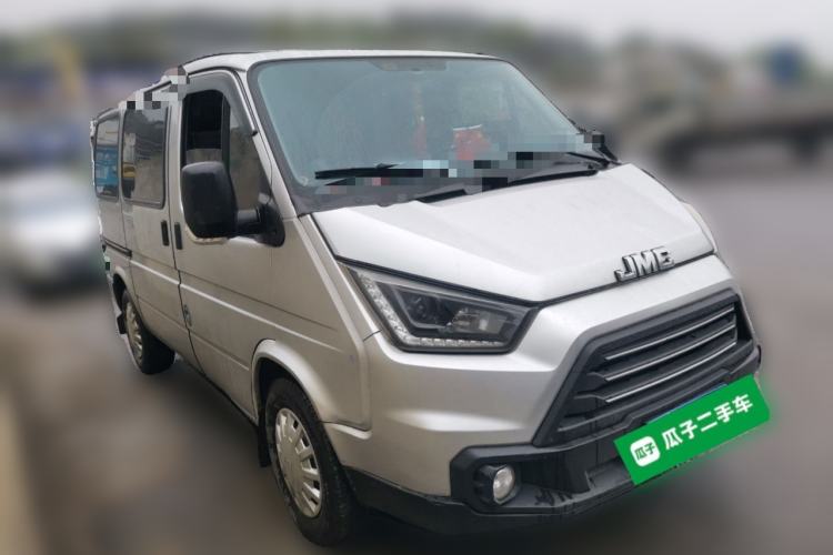Used JMC Transit 2017 2.8T Commercial Version Short Wheelbase Low-Roof 6/7/8-Seater JX493 Front Right 45 Deg