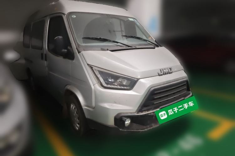 Used JMC Transit 2017 2.8T Commercial Version Short Wheelbase Mid-Roof 6/7/8-Seater JX493 Front Right 45 Deg