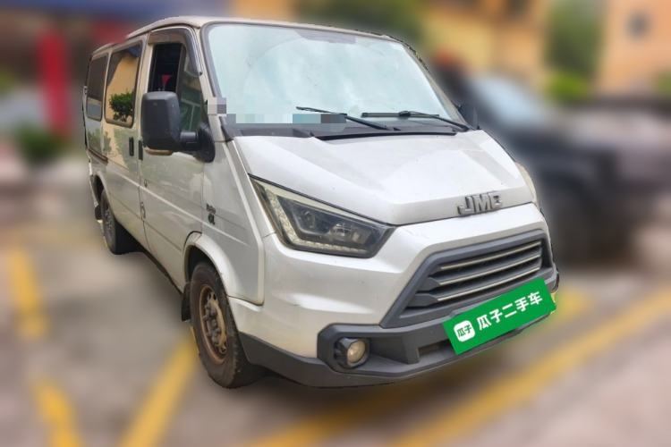 Used JMC Transit 2017 2.8T Commercial Version Short Wheelbase Low-Roof 6/7/8-Seater JX493 Front Right 45 Deg