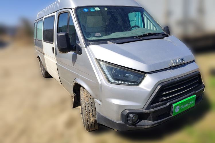 Used JMC Transit 2017 2.8T Commercial Version Long Wheelbase Mid-Roof 6/7/8-Seater JX493 Front Right 45 Deg