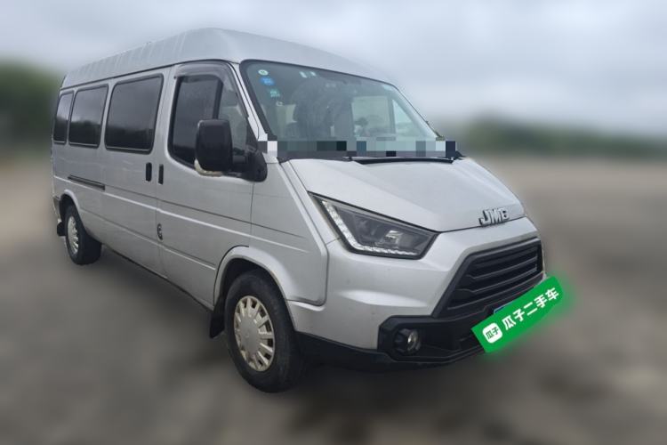 Used JMC Transit 2017 2.8T Commercial Version Long Wheelbase Mid-Roof 6/7/8-Seater JX493 Front Right 45 Deg