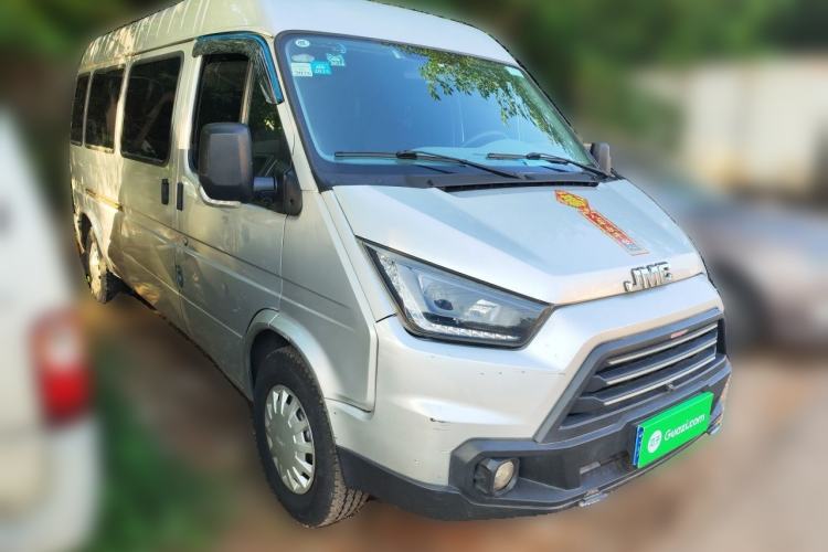 Used JMC Transit 2017 2.8T Commercial Version Short Wheelbase Low-Roof 6/7/8-Seater JX493 Front Right 45 Deg