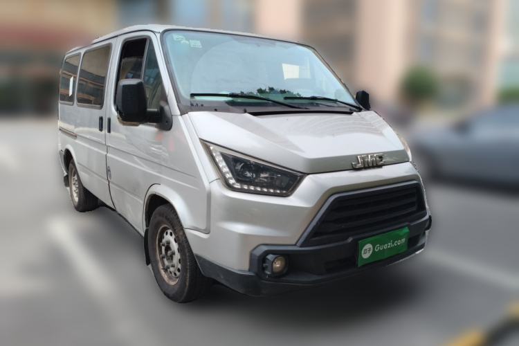 Used JMC Transit 2017 2.8T Commercial Version Short Wheelbase Low-Roof 6/7/8-Seater JX493 Front Right 45 Deg