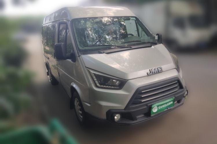 Used JMC Transit 2017 2.8T Commercial Version Short Wheelbase Mid-Roof 6/7/8-Seater JX493 Front Right 45 Deg