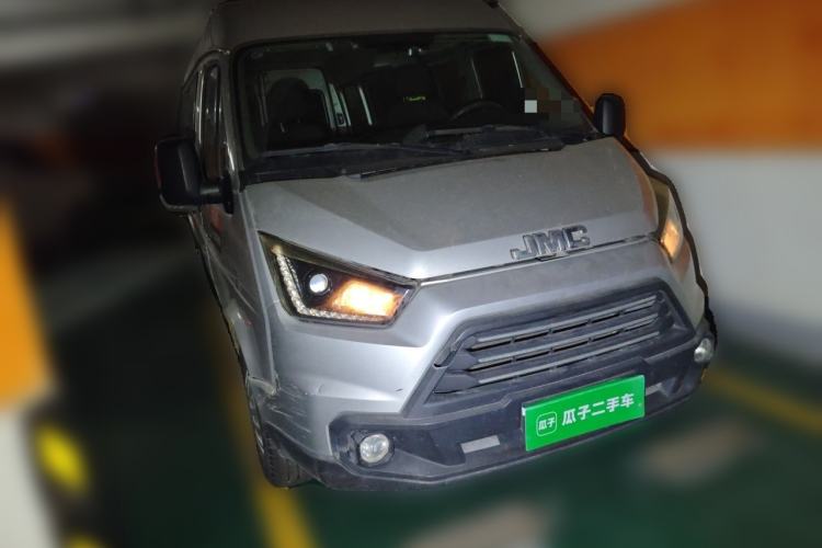 Used JMC Transit 2017 2.8T Commercial Version Long Wheelbase Mid-Roof 6/7/8-Seater JX493 Front Right 45 Deg