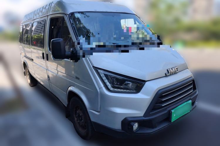 Used JMC Transit 2017 2.8T Commercial Version Long Wheelbase Mid-Roof 6/7/8-Seater JX493 Front Right 45 Deg