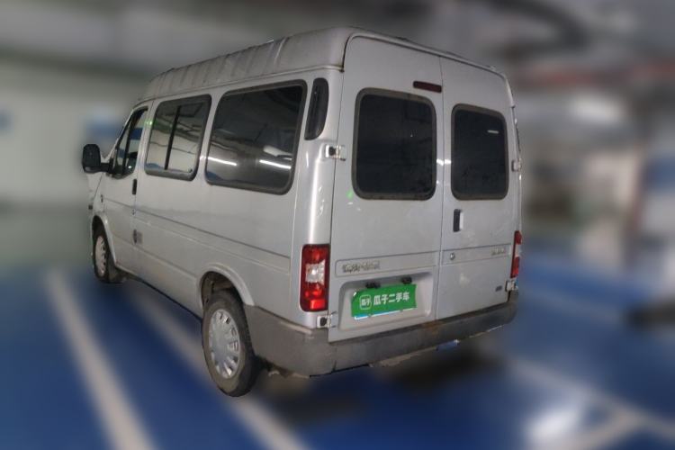 Used JMC Transit 2017 2.8T Commercial Version Short Wheelbase Mid-Roof 6/7/8-Seater JX493 Rear Left 45 Deg
