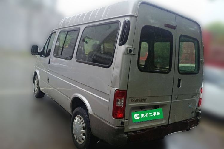 Used JMC Transit 2017 2.8T Commercial Version Short Wheelbase Mid-Roof 6/7/8-Seater JX493 Rear Left 45 Deg