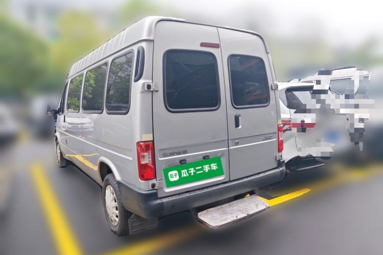 Used JMC Transit 2017 2.8T Commercial Version Long Wheelbase Mid-Roof 6/7/8-Seater JX493 Rear Left 45 Deg