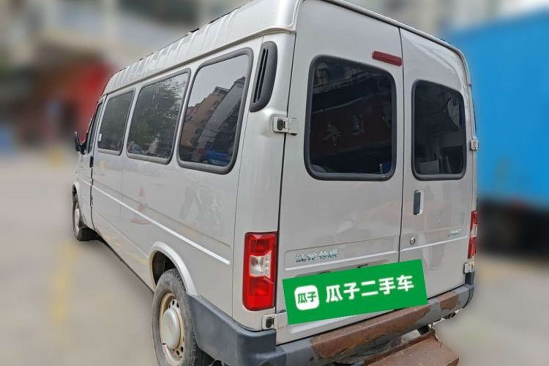 Used JMC Transit 2017 2.8T Commercial Version Short Wheelbase Mid-Roof 6/7/8-Seater JX493 Rear Left 45 Deg