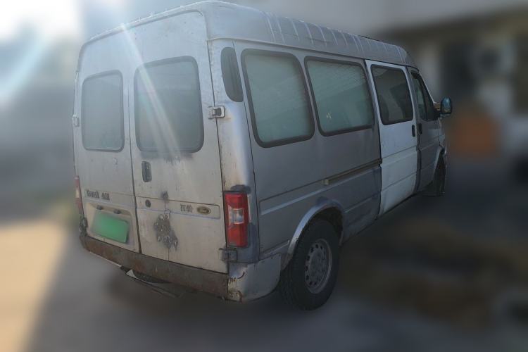 Used JMC Transit 2017 2.8T Commercial Version Long Wheelbase Mid-Roof 6/7/8-Seater JX493 Rear Right 45 Deg