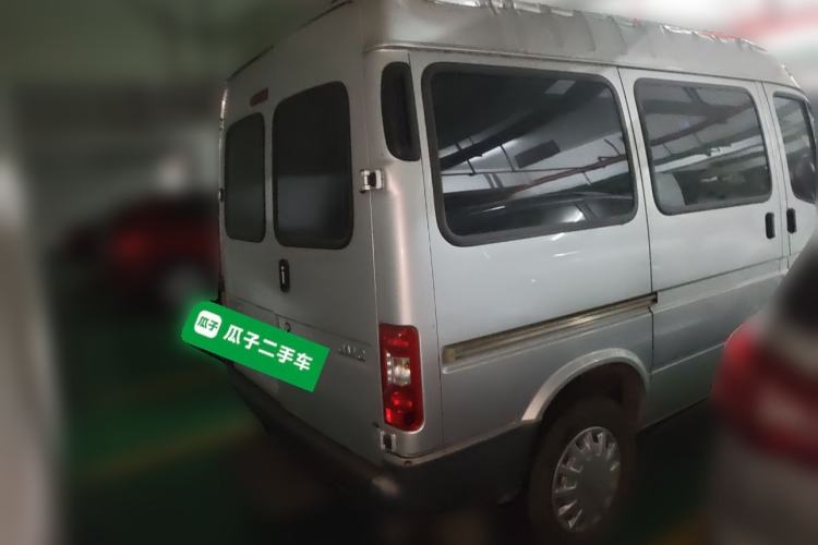 Used JMC Transit 2017 2.8T Commercial Version Short Wheelbase Mid-Roof 6/7/8-Seater JX493 Rear Right 45 Deg