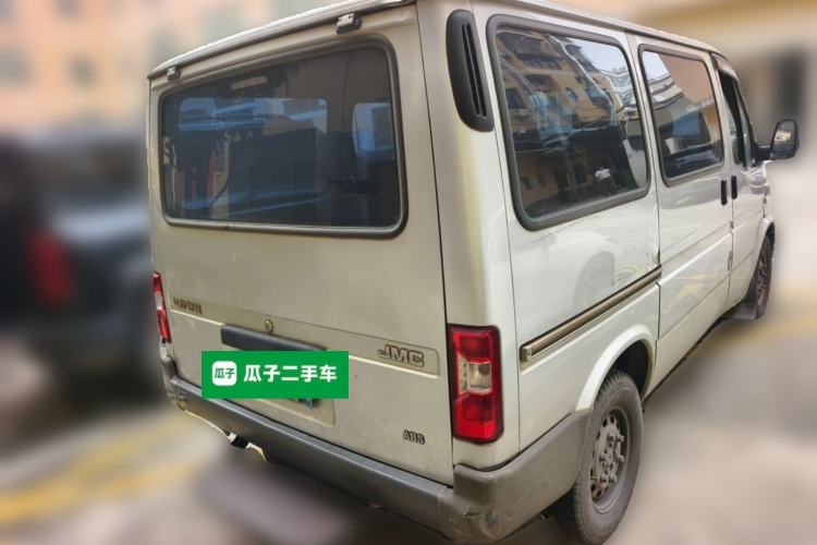 Used JMC Transit 2017 2.8T Commercial Version Short Wheelbase Low-Roof 6/7/8-Seater JX493 Rear Right 45 Deg