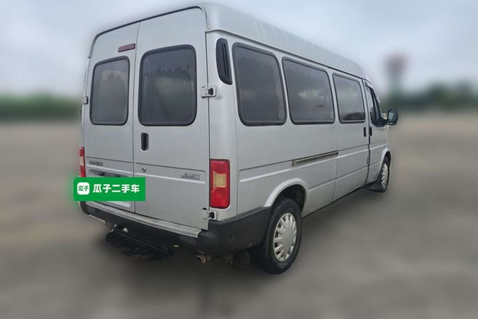 Used JMC Transit 2017 2.8T Commercial Version Long Wheelbase Mid-Roof 6/7/8-Seater JX493 Rear Right 45 Deg