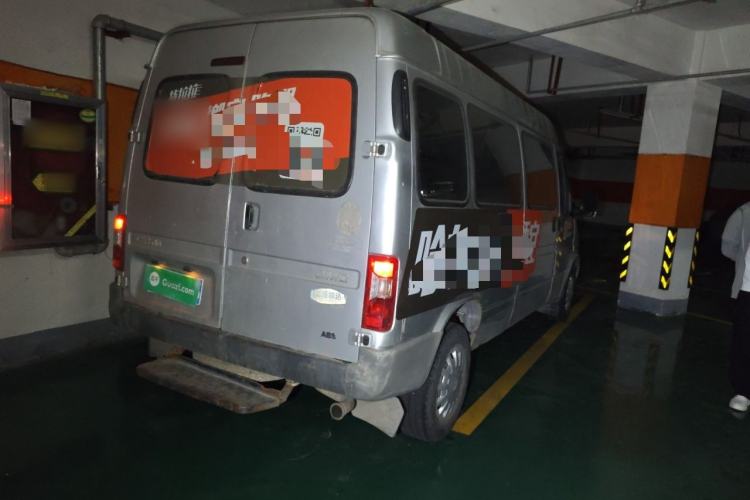 Used JMC Transit 2017 2.8T Commercial Version Long Wheelbase Mid-Roof 6/7/8-Seater JX493 Rear Right 45 Deg