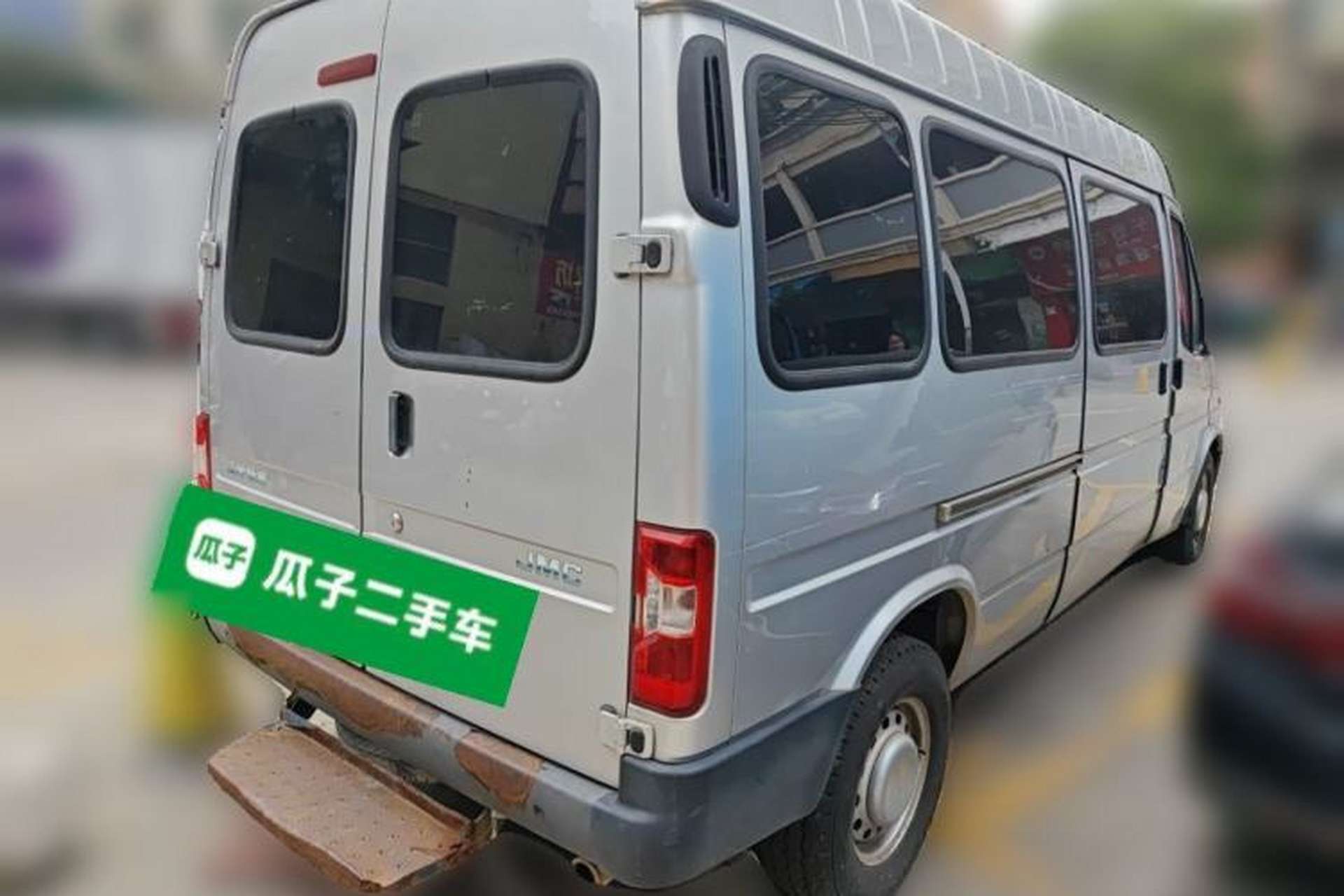 Used JMC Transit 2017 2.8T Commercial Version Short Wheelbase Mid-Roof 6/7/8-Seater JX493 Rear Right 45 Deg