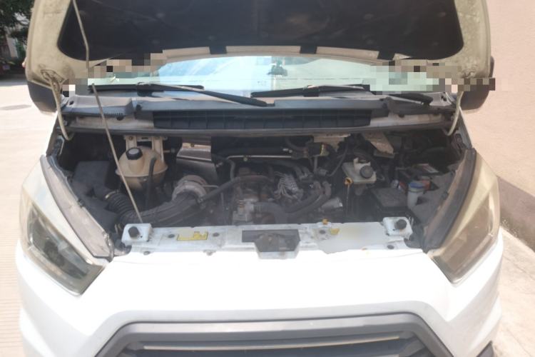 Used JMC Transit 2017 2.8T Commercial Version Long Wheelbase Mid-Roof 6/7/8-Seater JX493 Engine Bay