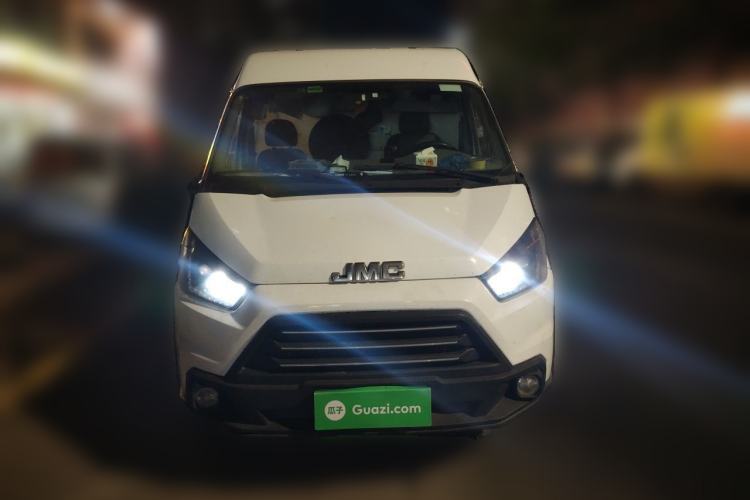 Used JMC Transit 2017 2.8T Commercial Version Short Wheelbase Mid-Roof 3-Seater JX493 Front