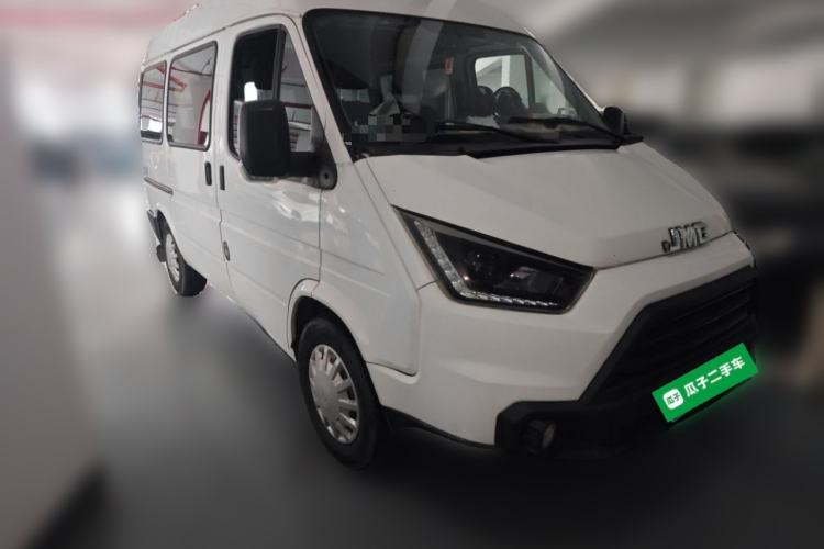 Used JMC Transit 2017 2.8T Commercial Version Short Wheelbase Mid-Roof 6/7/8-Seater JX493 Front Right 45 Deg