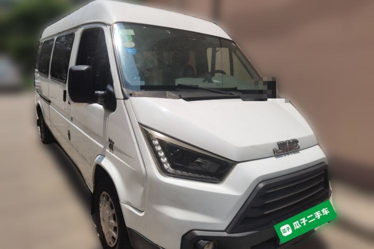 Used JMC Transit 2017 2.8T Commercial Version Long Wheelbase Mid-Roof 6/7/8-Seater JX493 Front Right 45 Deg