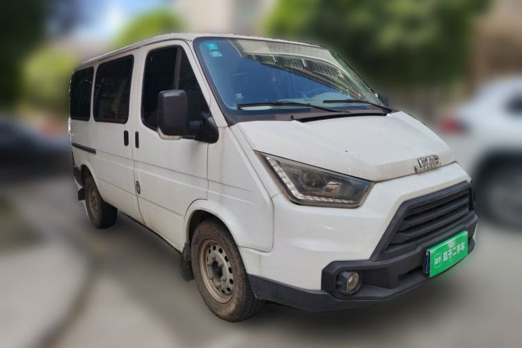 Used JMC Transit 2017 2.8T Commercial Version Short Wheelbase Low-Roof 6/7/8-Seater JX493 Front Right 45 Deg