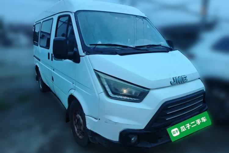 Used JMC Transit 2017 2.8T Commercial Version Short Wheelbase Low-Roof 6/7/8-Seater JX493 Front Right 45 Deg