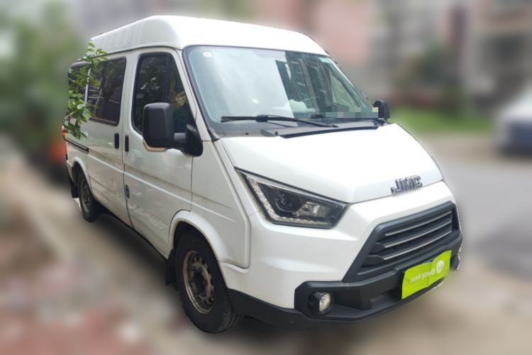 Used JMC Transit 2017 2.8T Commercial Version Short Wheelbase Mid-Roof 6/7/8-Seater JX493 Front Right 45 Deg