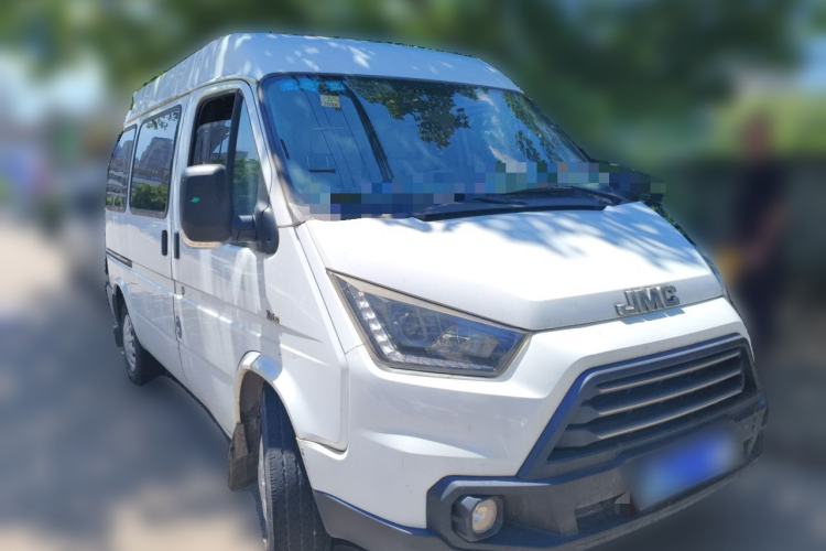 Used JMC Transit 2017 2.8T Commercial Version Short Wheelbase Mid-Roof 6/7/8-Seater JX493 Front Right 45 Deg