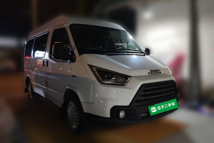Used JMC Transit 2017 2.8T Commercial Version Short Wheelbase Mid-Roof 6/7/8-Seater JX493 Front Right 45 Deg