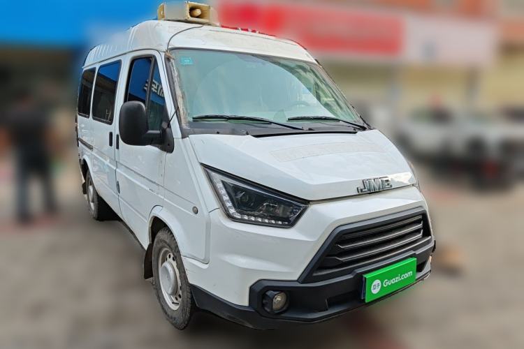 Used JMC Transit 2017 2.8T Commercial Version Short Wheelbase Mid-Roof 6/7/8-Seater JX493 Front Right 45 Deg