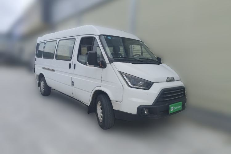Used JMC Transit 2017 2.8T Commercial Version Long Wheelbase Mid-Roof 6/7/8-Seater JX493 Front Right 45 Deg