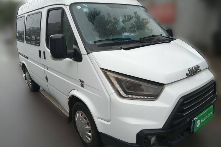 Used JMC Transit 2017 2.8T Commercial Version Short Wheelbase Mid-Roof 6/7/8-Seater JX493 Front Right 45 Deg