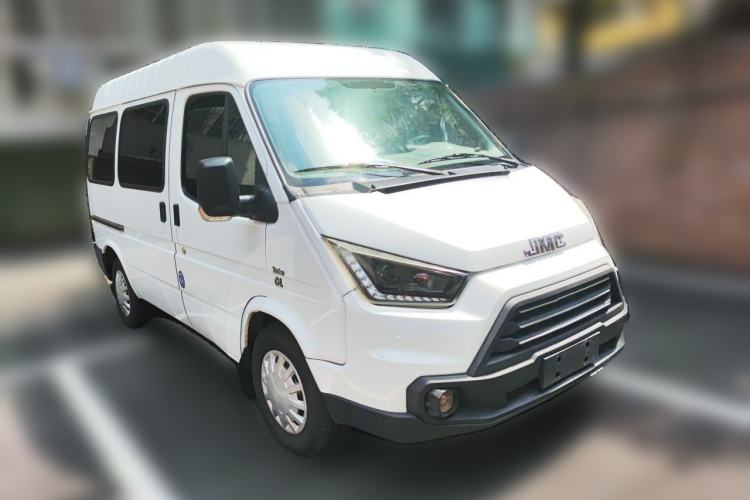 Used JMC Transit 2017 2.8T Commercial Version Short Wheelbase Mid-Roof 6/7/8-Seater JX493 Front Right 45 Deg