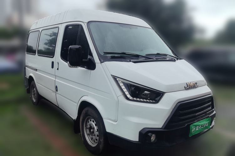 Used JMC Transit 2017 2.8T Commercial Version Short Wheelbase Mid-Roof 6/7/8-Seater JX493 Front Right 45 Deg