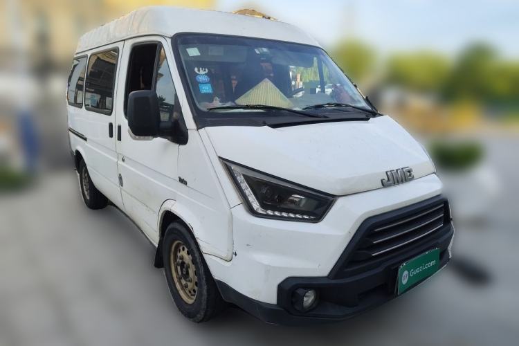 Used JMC Transit 2017 2.8T Commercial Version Short Wheelbase Low-Roof 6/7/8-Seater JX493 Front Right 45 Deg