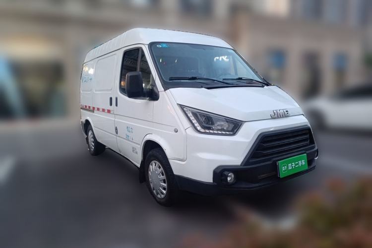 Used JMC Transit 2017 2.8T Commercial Version Short Wheelbase Mid-Roof 3-Seater JX493 Front Right 45 Deg