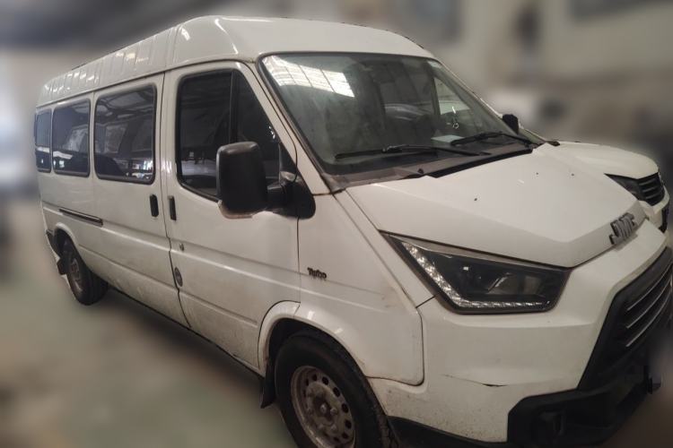 Used JMC Transit 2017 2.8T Commercial Version Long Wheelbase Mid-Roof 6/7/8-Seater JX493 Front Right 45 Deg