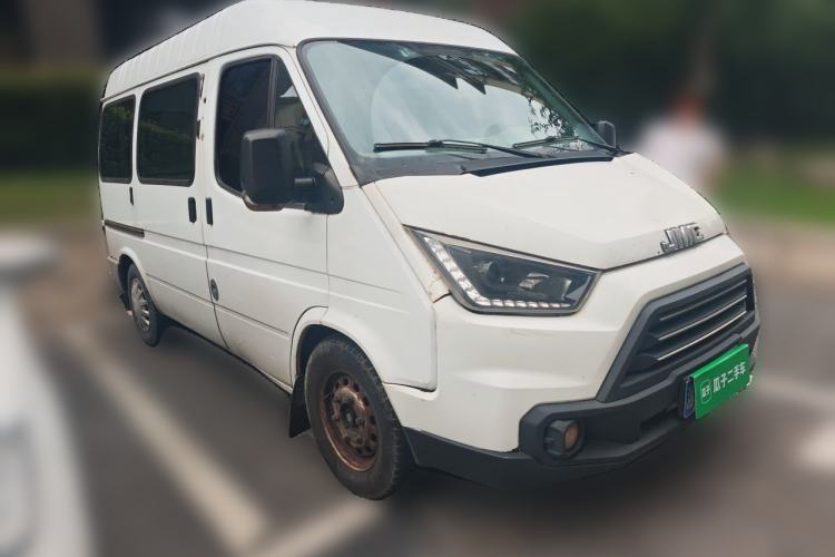 Used JMC Transit 2017 2.8T Commercial Version Short Wheelbase Mid-Roof 6/7/8-Seater JX493 Front Right 45 Deg