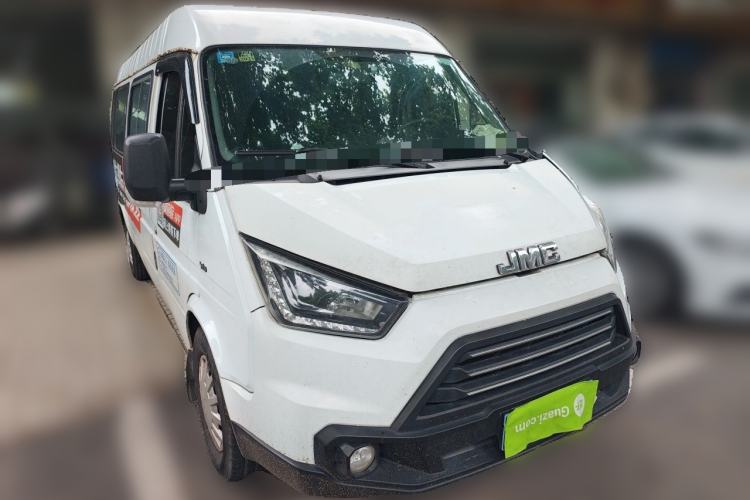 Used JMC Transit 2017 2.8T Commercial Version Long Wheelbase Mid-Roof 6/7/8-Seater JX493 Front Right 45 Deg