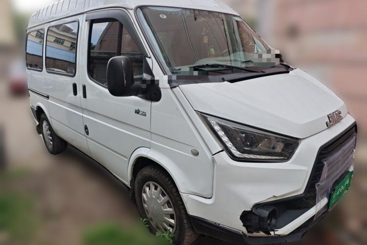 Used JMC Transit 2017 2.8T Commercial Version Short Wheelbase Mid-Roof 6/7/8-Seater JX493 Front Right 45 Deg